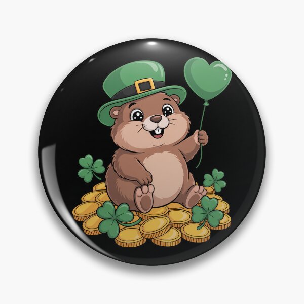 Item preview, Lucky Capybara St Patricks Day Clover Leprechaun Hat Kawaii designed and sold by sterabamineh.