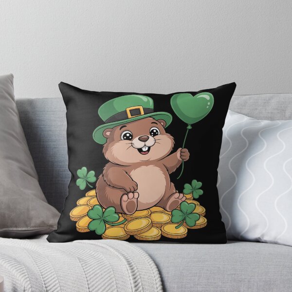 Item preview, Lucky Capybara St Patricks Day Clover Leprechaun Hat Kawaii designed and sold by sterabamineh.