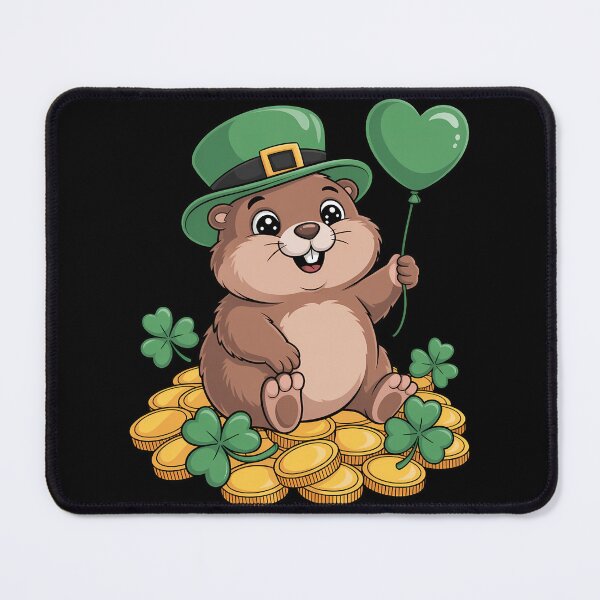 Item preview, Lucky Capybara St Patricks Day Clover Leprechaun Hat Kawaii designed and sold by sterabamineh.
