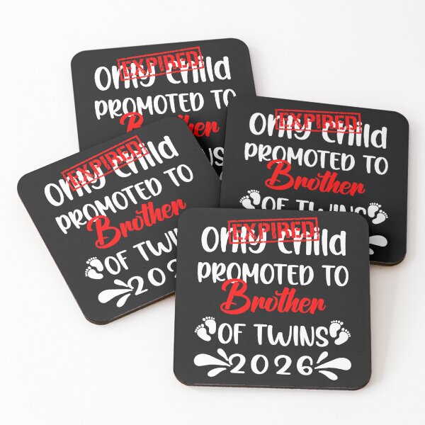 Item preview, Only Child Expired 2026 Promoted To BROTHER of Twins Baby  designed and sold by ArleneRowe.
