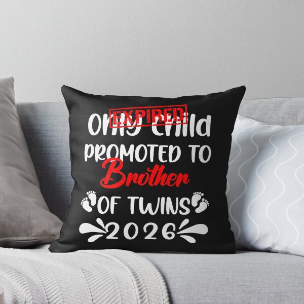 Item preview, Only Child Expired 2026 Promoted To BROTHER of Twins Baby  designed and sold by ArleneRowe.