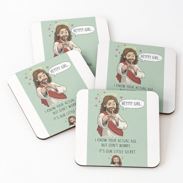 Item preview, Funny Jesus Birthday Humor with Playful Religious Parody and Secret Age Joke designed and sold by Places On Earth.