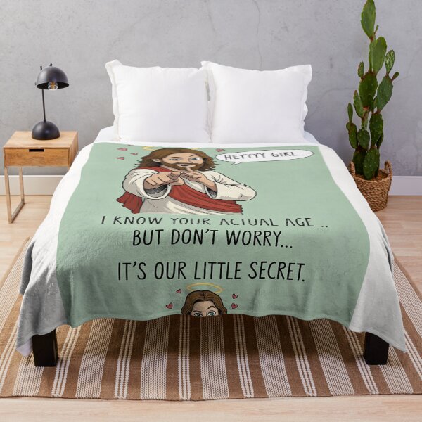Item preview, Funny Jesus Birthday Humor with Playful Religious Parody and Secret Age Joke designed and sold by Places On Earth.
