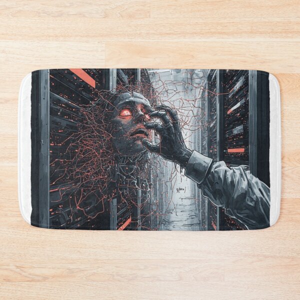 Item preview, Neural Breach: The Digital Awakening designed and sold by AscendedLight — Dark Fantasy & Gothic Art.
