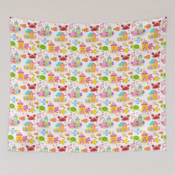 Item preview, Underwater Candy City Seamless designed and sold by KJackArtwork.