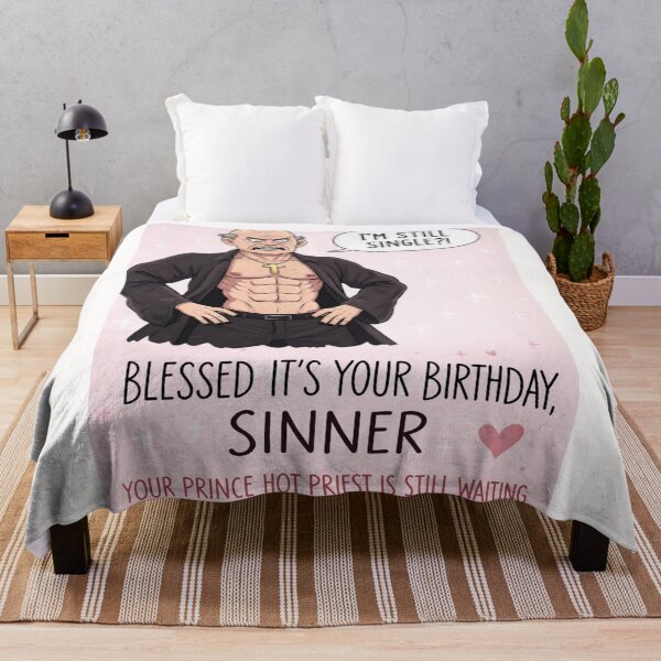 Item preview, Sexy Priest Birthday Humor with Hot Religious Parody and Flirty Energy designed and sold by Places On Earth.