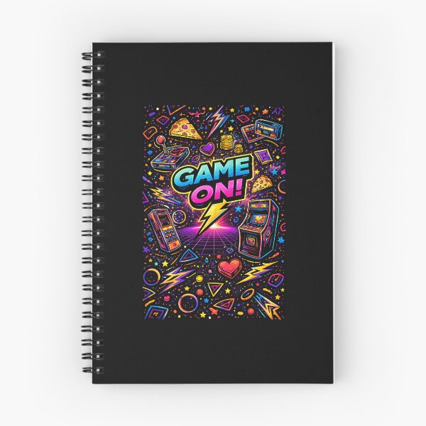 Item preview, Retro Arcade Carpet Pattern – 80s Neon Gaming Decor Art designed and sold by Snapystyle.