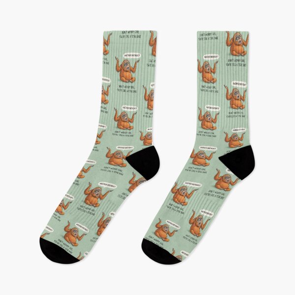 Item preview, Funny Monkey Birthday Humor with Chill Attitude and Playful Sass designed and sold by Places On Earth.
