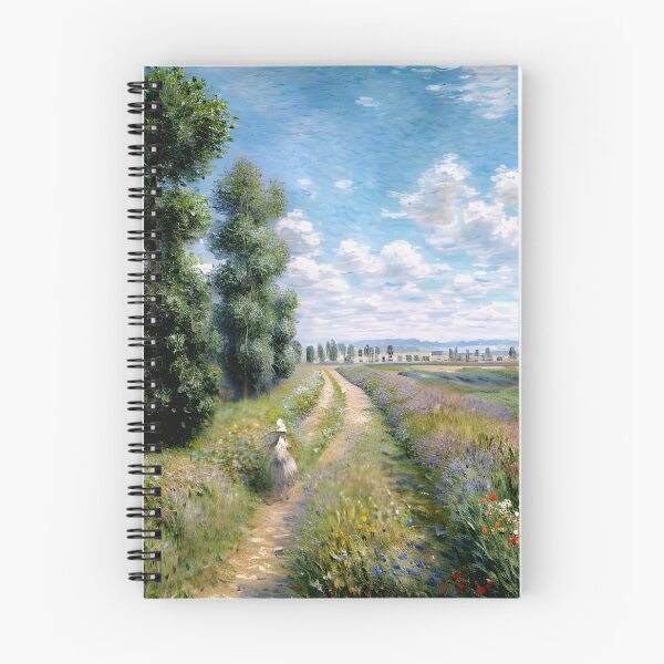 Item preview, Meadow with Poplars - A Serene Meadow Enveloped in Light designed and sold by artdesignsnow.