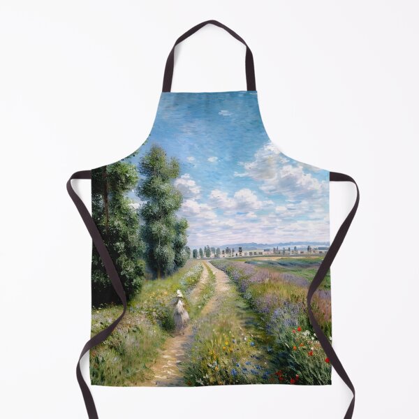 Item preview, Meadow with Poplars - A Serene Meadow Enveloped in Light designed and sold by artdesignsnow.