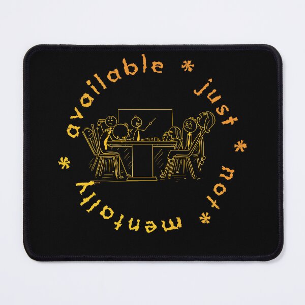 Item preview, Day Drinker – Funny Office Meeting Meme Illustration designed and sold by chillbyME.