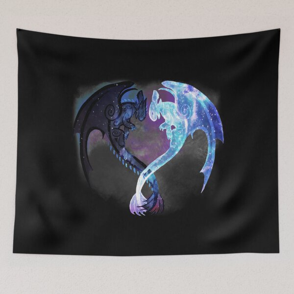 Item preview, Dragon Heart Toothless And Light Fury designed and sold by appieFBS.