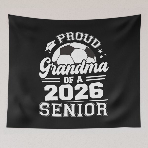 Item preview, Proud Grandma of A 2026 Senior Soccer Ball Graduation  designed and sold by ArleneRowe.