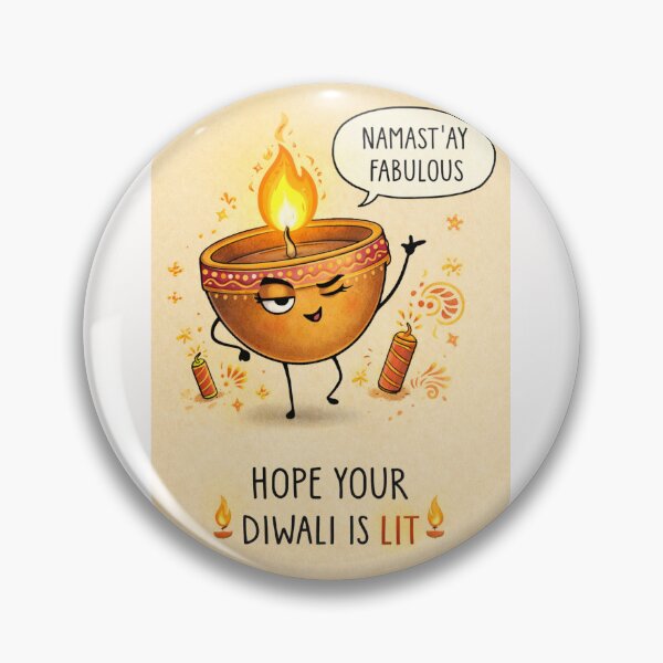 Item preview, Diwali Festival Lamp with Sassy Energy and Modern Cultural Vibes designed and sold by Places On Earth.