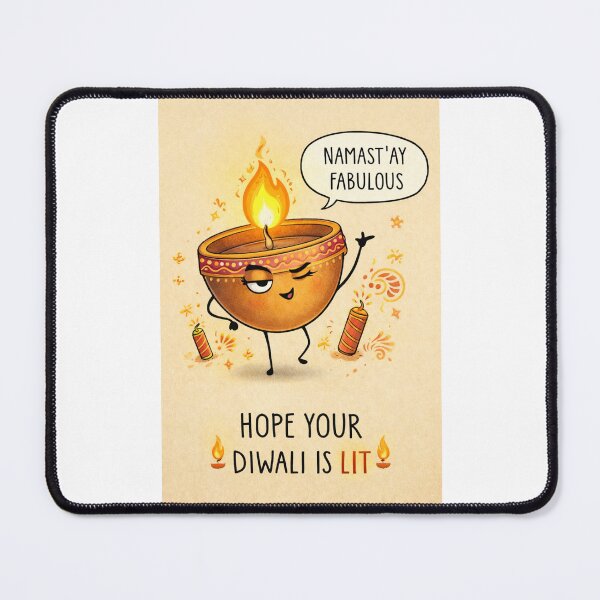 Item preview, Diwali Festival Lamp with Sassy Energy and Modern Cultural Vibes designed and sold by Places On Earth.