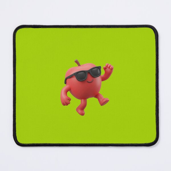 Item preview, Cool apple with sunglasses – Fun 3D Apple Green Design designed and sold by rolfzogg.