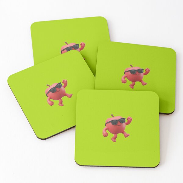 Item preview, Cool apple with sunglasses – Fun 3D Apple Green Design designed and sold by rolfzogg.