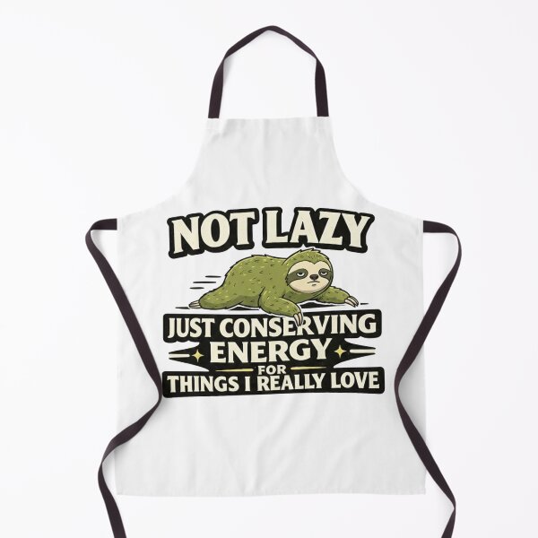 Item preview, Not Lazy Just Conserving Energy designed and sold by TheNyneShop.