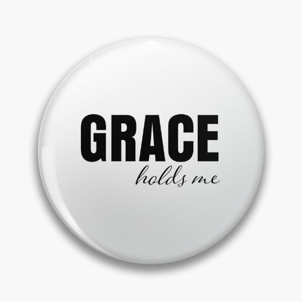 Item preview, Grace Holds Me – Christian Faith Typography T-Shirt Design designed and sold by CrossCrafted.