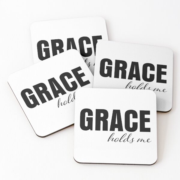 Item preview, Grace Holds Me – Christian Faith Typography T-Shirt Design designed and sold by CrossCrafted.
