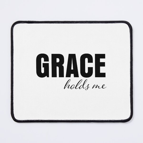 Item preview, Grace Holds Me – Christian Faith Typography T-Shirt Design designed and sold by CrossCrafted.