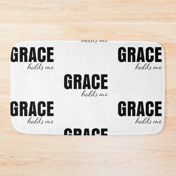 Item preview, Grace Holds Me – Christian Faith Typography T-Shirt Design designed and sold by CrossCrafted.