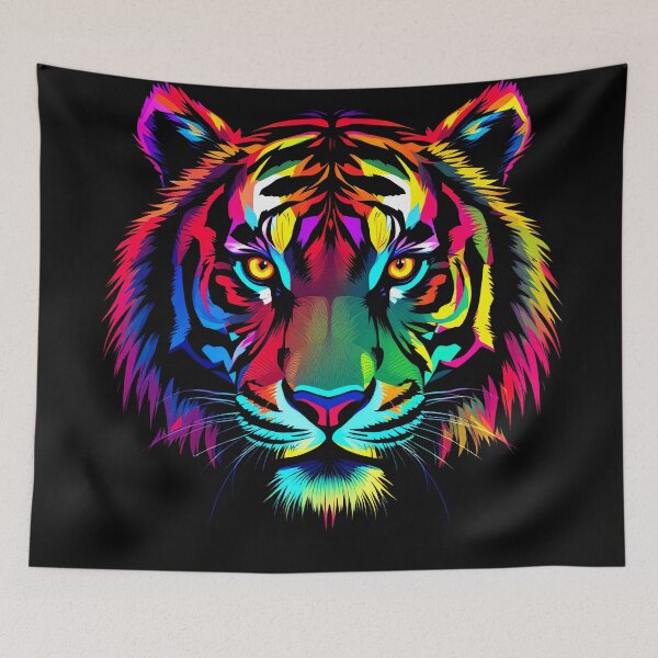 Item preview, Colorful tiger designed and sold by maroom.