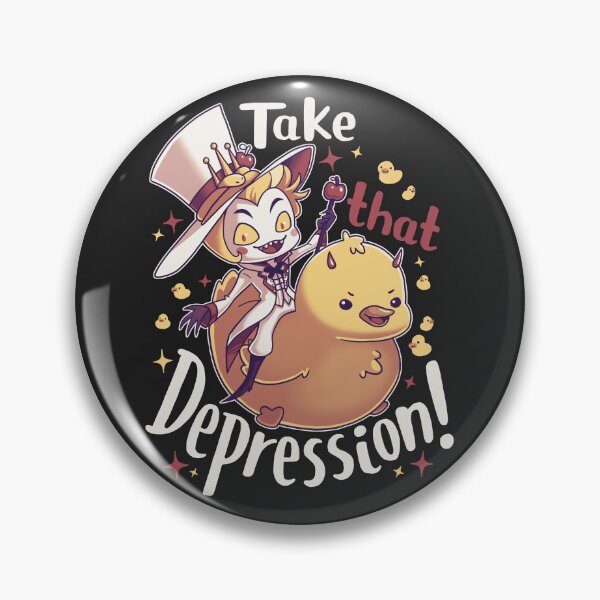 Item preview, Take that depression! Lucifer Morningstar designed and sold by Geekydog.