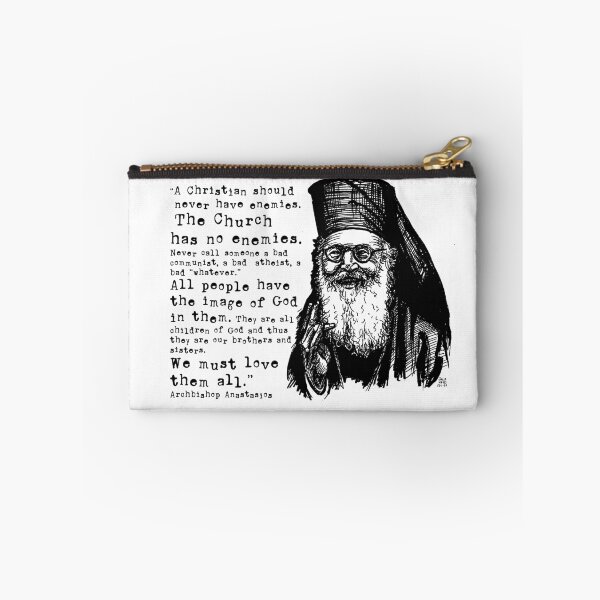 Item preview, Archbishop Anastasios : "A Christian should never have enemies" designed and sold by ikonographics.