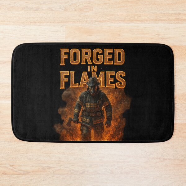 Item preview, Forged in Flames - Firefighter Axe Hero Design designed and sold by MKreative Studio.