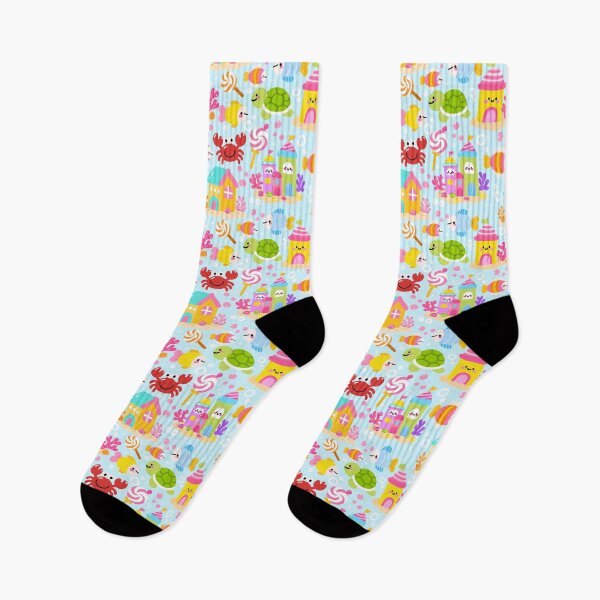 Item preview, Underwater Candy City Seamless designed and sold by KJackArtwork.