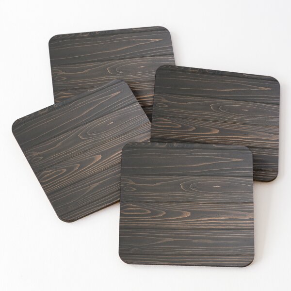Item preview, Deep Ebony Timber - Natural Wood Pattern designed and sold by Midnight Nebula.