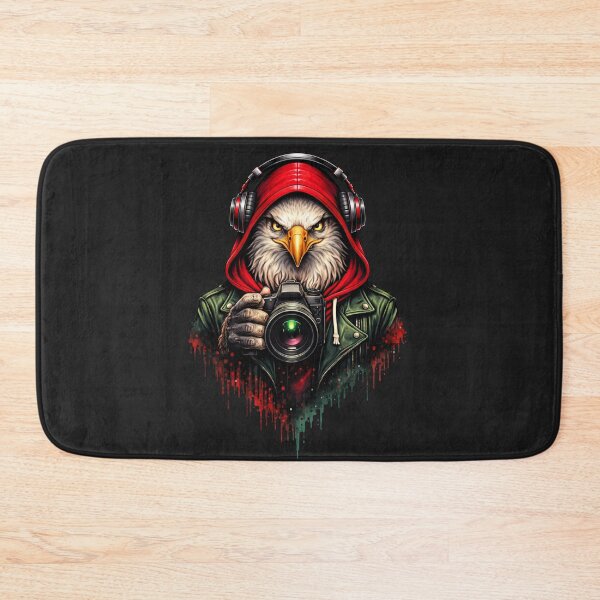 Item preview, Photographer Eagle – Creative Vision Streetwear Camera Lifestyle Animal Art designed and sold by ColorSplash123.