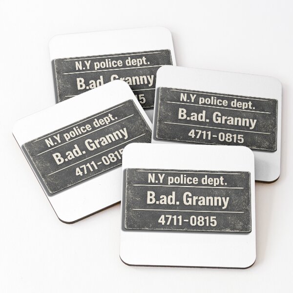 Item preview, Bad Granny | Funny Police Mugshot Style Design designed and sold by Mad-by-The-O.