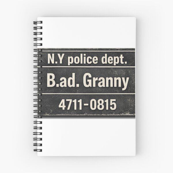 Item preview, Bad Granny | Funny Police Mugshot Style Design designed and sold by Mad-by-The-O.