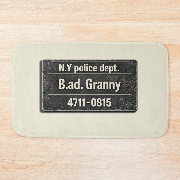 Item preview, Bad Granny | Funny Police Mugshot Style Design designed and sold by Mad-by-The-O.