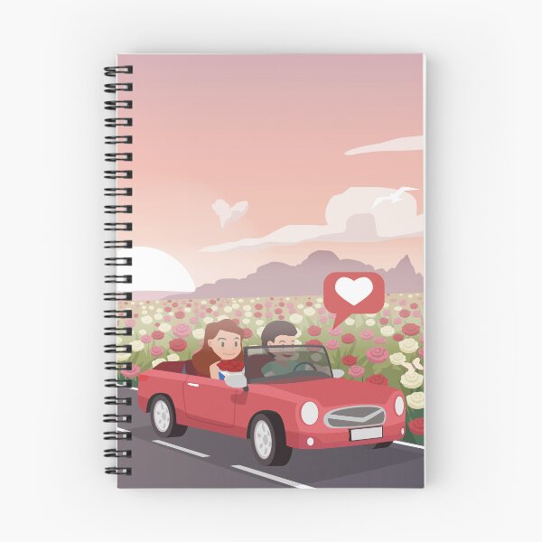 Item preview, The Road of Love - Romantic Valentine's Road Trip designed and sold by Preat Landscape Vector.