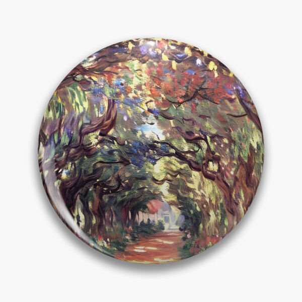 Item preview, Path Under the Rose Trellises Giverny - The Inviting Path designed and sold by artdesignsnow.