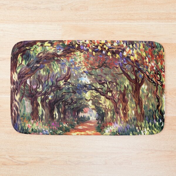 Item preview, Path Under the Rose Trellises Giverny - The Inviting Path designed and sold by artdesignsnow.