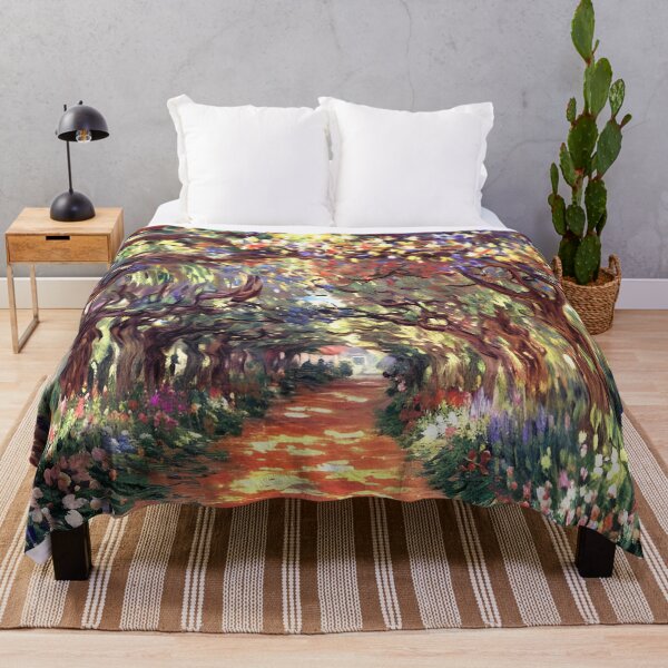Item preview, Path Under the Rose Trellises Giverny - The Inviting Path designed and sold by artdesignsnow.