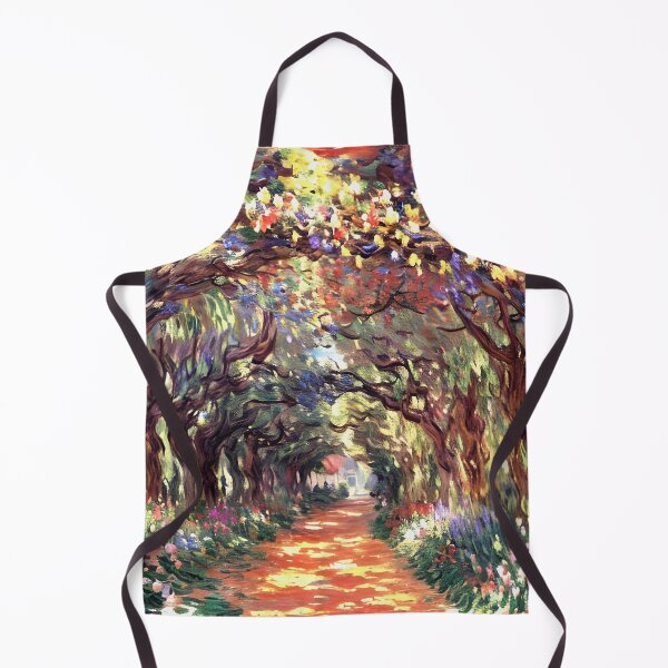 Item preview, Path Under the Rose Trellises Giverny - The Inviting Path designed and sold by artdesignsnow.