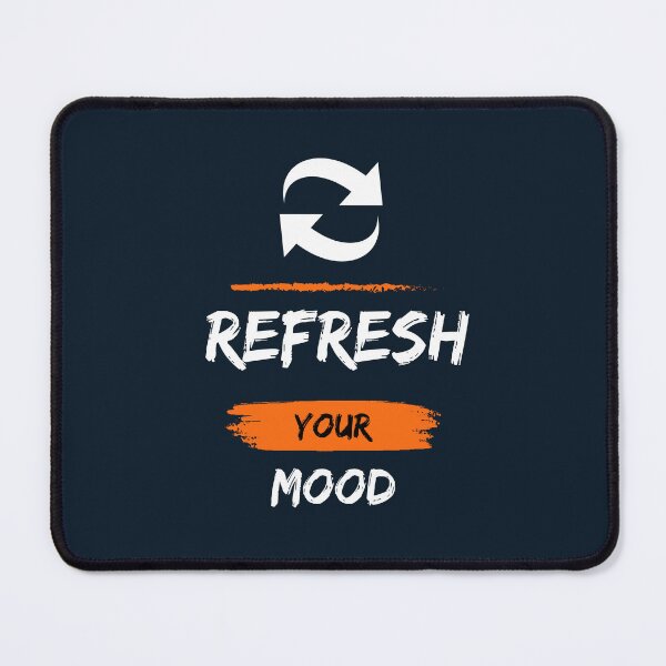 Item preview, Refresh Your Mood – Minimal Calm Quote Typography T-Shirt designed and sold by sonsunarts.