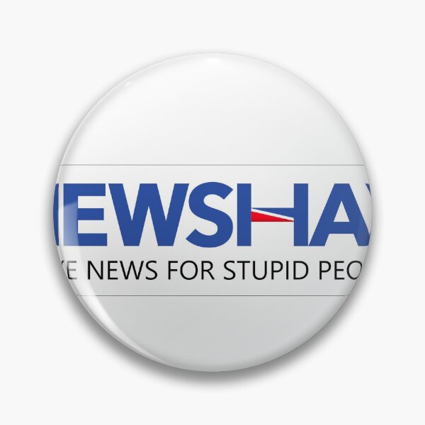 Item preview, NEWSHAX Fake News For Stupid People - Political Satire designed and sold by TeesAndKnees.