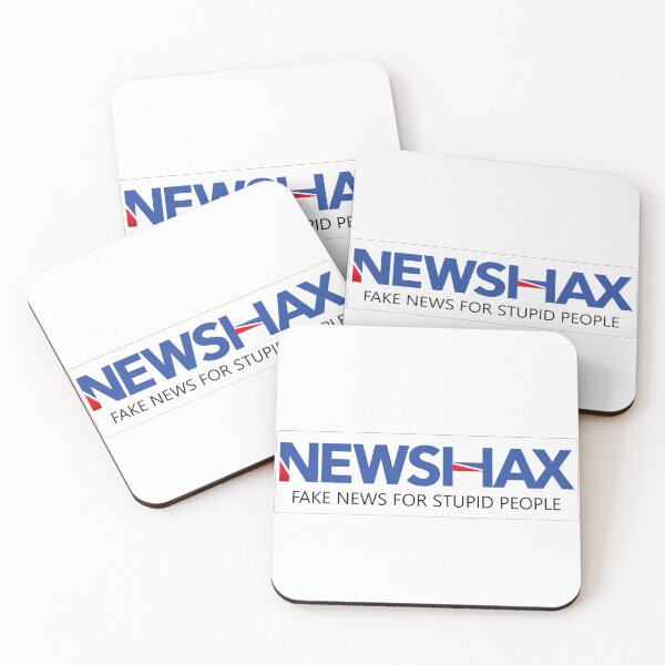 Item preview, NEWSHAX Fake News For Stupid People - Political Satire designed and sold by TeesAndKnees.