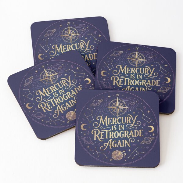 Item preview, Mercury Is In Retrograde Again - Astrology Zodiac Design | Mystical Celestial Art designed and sold by ZoomTaDesign.