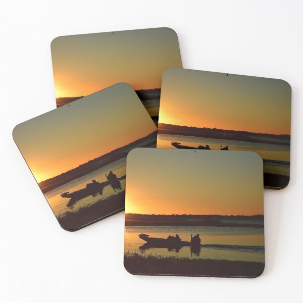 Item preview, Sunrise Boating on Lake Toho designed and sold by MercerImages.