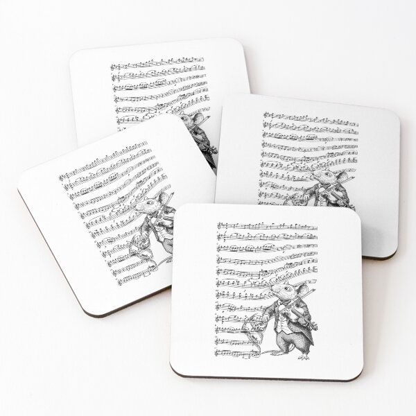 Item preview, Violin Violinist Funny Mouse Sheet Music Classical Musician designed and sold by GrandeDuc.