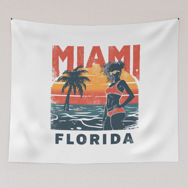 Item preview, Miami - Florida - US designed and sold by GoodOldVintage.