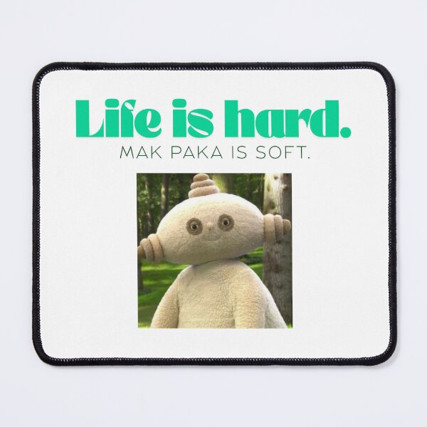 Item preview, Mak Paka is a soft toy with a sense of humor and a laid-back attitude. Created to lift your spirits and remind you that not everything needs to be taken seriously. designed and sold by PixellQueen.