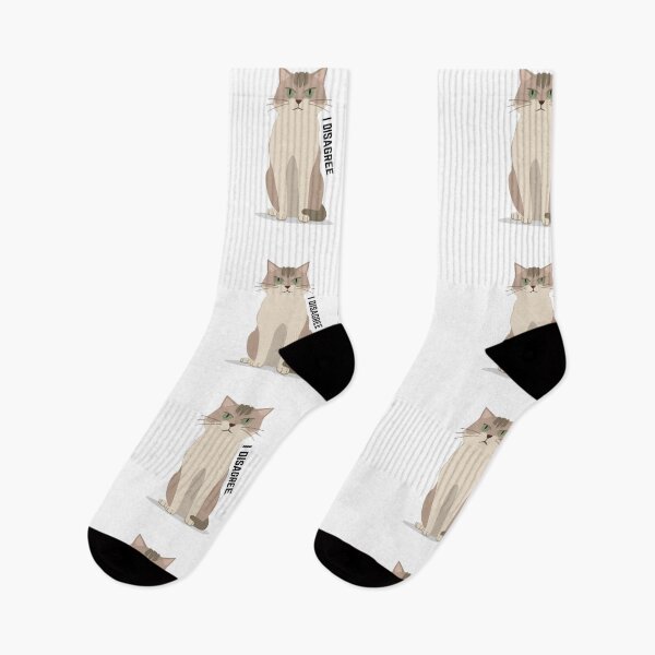 Item preview, I Disagree Cat Minimal Illustration designed and sold by CreatedbyKandJ.